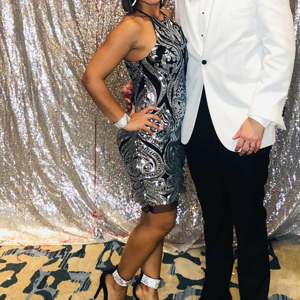 Camille La Vie Short Sequin Dress